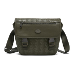 Lacoste Retro Laisvalaikio Mada Universali Odinė Peties Crossbody Rankinė Vyri&scaron;kos rankinės Tamsiai Geltonos Žalios NH4655MR-062 Earth Green