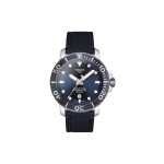 Tissot Jūraskraidžių kolekcija Mechaninis judėjimas Vyri&scaron;kas laikrodis 43mm Mėlynas ciferblatas Nerūdijančio plieno korpusas Audinio dirželis T120.407.17.041.01 Blue Dial