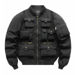 Vyri&scaron;kas Bomber striukė Retro beisbolo uniforma Daug ki&scaron;enių Darbinė striukė Funkcionali striukė Trys apsaugos Prie&scaron;akinė vir&scaron;utinė dalis 4XL
