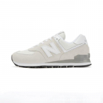 NB574 Pilki Tėčio Batai - New Balance Retro Bėgimo ir Laisvalaikio Batai Vyrams ir Moterims 41.5