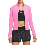 Nike Swift moteri&scaron;kas Dri-FIT pilno užtrauktuko vidurinis sluoksnis bėgimo vir&scaron;us IB1999-675 S rožinė