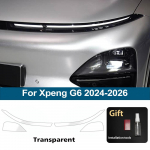 Xpeng G6 2026-2026 Automobilio priekinių žibintų apsauginė plėvelė, didelio blizgumo dūminės juodos spalvos, i&scaron; anksto i&scaron;pjauta TPU, PPF rinkinys, įbrėžimams atspari vinilinė plėvelė For G6 24-26 CLR