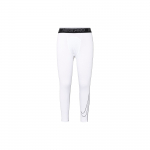 Nike Pro Dri-Fit treniruočių tamprės, vidutinio ilgio, trijų ketvirčių vyri&scaron;kos kelnės, baltos DD1920-100 S