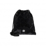 Adidas Originals X Issey Miyake Bendradarbiavimas White Label Mažas Logotipas Sportiniai Treniruočių 3D Deimanto Susiuvimo Rai&scaron;telių Kuprinė Unisex Kuprinė FL9676 Black
