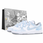 Nike Dunk Misty Cloud, Specialus pirkinių mai&scaron;elis Odiniai žemi Kateboardo batai Unisex &Scaron;viesiai mėlyni 355152-106(team1350-) 44