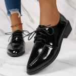 Rimocy Eleganti&scaron;ki patentuotos odos bateliai moterims 2026 m. Pavasario Vasaros Mada Smailus priekis Stori kulniukai Vienspalviai batai Didelis dydis 43 36