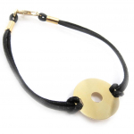 Les Tr&eacute;sors De Lily [C5728] - Bracelet Plaqu&eacute; Or 'Zen' auksas