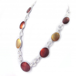 NOA [G5942] - Collier Cr&eacute;ateur 'Nora' marron ruda