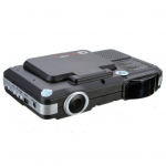 2 viename LCD ekranas Automobilinis DVR naktinio matymo kameros įra&scaron;ymo įrenginys radaro greitis