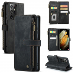 &bdquo;CaseMe&ldquo; užtrauktuku piniginė apverčiamas odinis telefono dėklas, skirtas Samsung Galaxy A53 A33 A13 A52 A72 A12 A22 A32 A51 A71 A50 A50S A30S piniginės kortelės dangtelis Coque Etui Samsung A53 (5G)