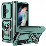 Skirtas Samsung Z Fold4 smūgiams atsparus kietas dviejų sluoksnių dėklas, skirtas Samsung Galaxy Z Fold 4 5g Fold4 Zfold4 fotoaparato apsaugos dėklai for Samsung Z Fold 4 rožinio aukso spalvos