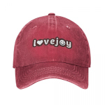 Kasdienė Lovejoy muzikos beisbolo kepuraitė, unisex stiliaus, sendinto džinso, plauta, su užsegamu užsegimu, kepuraitė lauko treniruotėms One Size