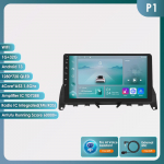Hizpo 8GB+128GB 9'' 2Din Android 12 DSP RDS automobilinio radijo multimedijos vaizdo grotuvas, skirtas Mercedes Benz C-Class 3 W204 S204 2006-2011 SWC GPS Carplay 4G HC1 4Core 1G 32G AI