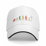 &Scaron;aunus Jėzus Religijos Evoliucija Beisbolo Kepuraitė Unisex Moterims Personalizuojama Reguliuojama Suaugusiųjų Krik&scaron;čionių Religinis Tikėjimas Tėčio Kepuraitė Vasara Baseball Cap