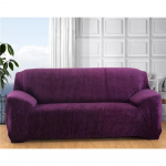 Stori pliu&scaron;iniai elastingi sofos užvalkalai svetainei Sekcijiniai kampiniai baldai Slydimas sofos užvalkalas 1/2/3/4 vietos vienspalvis Large(190-230cm)1pc