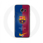 Coque pour Samsung Galaxy S6 FC Barcelone Logo &Eacute;quipe de football