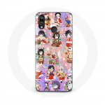 Coque pour Huawei P20 Lite Demon slayer merry christmas affiche le cadeau de no&euml;l