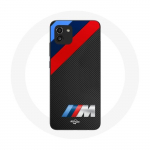 Coque pour Samsung Galaxy A03 BMW M Logo carbone