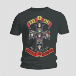 Guns N Roses Appetite Destruction Juodi Mar&scaron;kinėliai Rokas Slasas Unisex Mar&scaron;kinėliai S