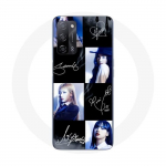 Coque pour Oppo A55 5G Blackpink Signature Photo Jennie Jisoo Lisa Rose - Maniacase juoda