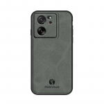 Magnetinis automobilio laikiklis avikailio odinis dėklas, skirtas &bdquo;Xiaomi Mi 13t Pro 5g Mi13t 13tpro Luxury Men Business Vintage&ldquo; galinis dangtelis For Mi 13t tamsiai žalia spalva