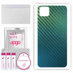 apgo Protective Skin Sticker for the back compatible with Huawei Y5p, Wrap Film, Foil, Vinyl - Pattern Carbon Chameleon CAKA1