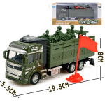 1/48 Vaikų lydinio karinės transporto priemonės, imitacinės transporto priemonės, kovinės raketos, transportas, &scaron;autuvai, gimtadienio dovanos 1/48:19.5*8*5.5cm,Truck
