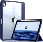 IPad Air 4 5 apsauginis dėklas, skirtas IPad Pro 11 2024 M4 dėklas IPad 6th 9th 10th Generation Case 2022 10,2 10 2 Air 2 1, skirtas IPad Mini 6 silikoninis dangtelis ipad pro 11 2024 mėlyna
