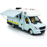 Kemperių RV Kemperių žaislai Metalinės transporto priemonės Apsimetinėti Žaidimas Atsitraukite Modelis Automobilių durys ir Markizės Atidarytos &Scaron;viesos Garsas Vaikams Vaikams Gimtadienio dovanos Size:21*9.5*7cm mėlyna