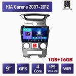 9 colių 2DIN Android automobilinis radijas, skirtas KIA Carens 2007-2012 Multimedijos vaizdo grotuvas Automobilinis stereo radijas GPS navigacija WIFI 1+16GB