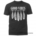 Geros nuotaikos plunksnos grafinis unisex mar&scaron;kinėlis M