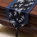 Nauja kini&scaron;ko stiliaus austa brokato stalo vėliava &Scaron;iuolaikinės mados paprasta stalo vėliava kaimo valgomojo stalo arbatos stalo staltiesė 33*120cm