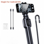 1080P HD automobilių apžiūros pramoninis endoskopas C tipo 360&deg; dvikryptis besisukantis jungtis IP64 vandeniui atspari kamera IOS Android universali 1M Single For 2in1