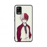 DT7 Hero Academia dėklas, skirtas iPhone 16 15 Plus 14 13 12 11 Pro 8 7 6S 6 SE 5S X XR XS Max Realme C30 C33 C31 9I Huawei P30 juodas mink&scaron;tas dėklas VIVO Y36 elnias