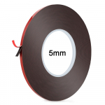 RAUDONA lipni juosta dvipusė &scaron;ilumai laidži 5 mm, 8 mm, 10 mm, 12 mm, 14 mm PCB LED juostelei, &scaron;viesos perdavimo radiatoriui, 6 m, 12 m, 20 m, 30 m 6m