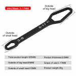 8&ndash;22 mm universalus &bdquo;Torx&ldquo; veržliaraktis, savaime užsiveržiantis reguliuojamas stiklas, veržliarakčio lenta, dvigalvis &bdquo;Torx&ldquo; veržliaraktis, rankiniai įrankiai gamykloje
