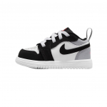 Air Jordan 1 Low ALT SE TD Balti Juodi Matinio Sidabro Kūdikio Sportbačiai Ugnies Raudoni IB3886-106 27
