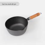 Sustorintas ketaus nelipnus pieno ir sriubos puodas kūdikių maistui ir makaronams 19cm milk pan
