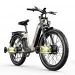 SHENGMILO S700 elektrinis dviratis suaugusiems, 48V 17,5Ah Fat Tire Ebike Motor 2000W 50KM/H elektriniai dviračiai brown