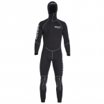 7 mm unisex aksominiu pamu&scaron;alu nardymo kostiumas su gobtuvu su priekiniu užtrauktuku žvejybai ir medžioklei 4XL