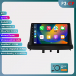 Ossuret 4G 9 Android 12 Automobilio radijo imtuvas GPS, skirtas Renault Megane 3 Fluence 2008 - 2014 Samsung SM3 2Din Carplay Automobilio stereo grotuvas, protinga navigacija P3CP 4Core 2G 64G