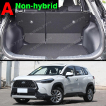 Automobilinis pilnai dengiantis bagažinės kilimėlis Toyota Corolla Cross 2024 automobiliui, bagažinės dangtis, kilimėlis, interjero apsaugos priedai Black-Black