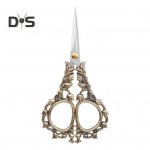 Vintažinės raižytos gėlių žirklės, tvirtos nerūdijančio plieno a&scaron;trių a&scaron;menų universalios siuvimo žirklės &bdquo;pasidaryk pats&ldquo; siuvinėjimas menas amatai nėrimo siūlai, rankdarbiai