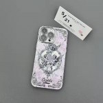 Viduramžių vintažinis kupidono angelo telefono dėklas iPhone 16 15 14 13 12 11 Pro Max su plunksnomis ir tekstūruotu kietu vir&scaron;eliu iPhone 11