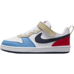 Nike Court Borough Low Recraft PS Balti Griaustinio Mėlynumo &Scaron;viesiai Raudoni Vaikams Sportbačiai Mėlyni-Beyond DV5457-124 28