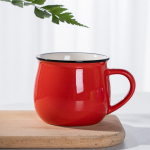 300/400ml Kavos Puodelis Vientisos Spalvos Arbatos Puodelis Klasikinis Keraminis Pieno Puodelis Svetaine L