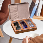 Akiniai nuo saulės Organizatorius Akinių Priedai Kolekcionieriaus Konteineris Daugiafunkcinis Kelioninis 3 Compartment