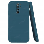 Dėl dangtelio Xiaomi Redmi 9 dėklas Redmi 9 Capas smūgiams atsparus silikoninis skystas telefono galinis buferis TPU mink&scaron;tas dėklas Redmi 9 Fundas For Redmi 9 mėlyna