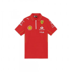 Puma Raidžių Spaudinys Ferrari Ra&scaron;to Dizainas Laisvalaikio Trumpomis Rankovėmis Polo Mar&scaron;kinėliai Vyri&scaron;ki Polo Mar&scaron;kinėliai Raudona 763602-01 L