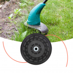 Dviguba galvutė M10 x 1,25 mm Kairiojo sriegio galvutė su 2,4 mm x 15 m sriegiu žolės pjovimo ma&scaron;inai, krūmapjovei, atsarginė sriegio ritė